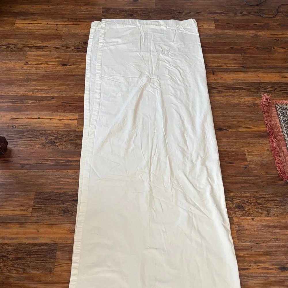 Pottery Barn 1 Cream Curtain Panel 102”